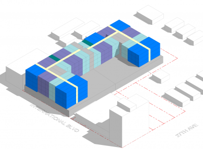 Rendering of 2610 International Project